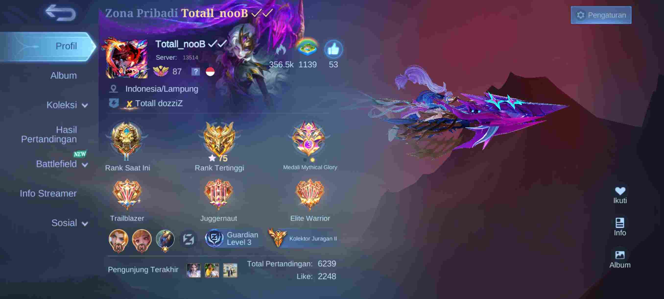 Preview hasil layanan