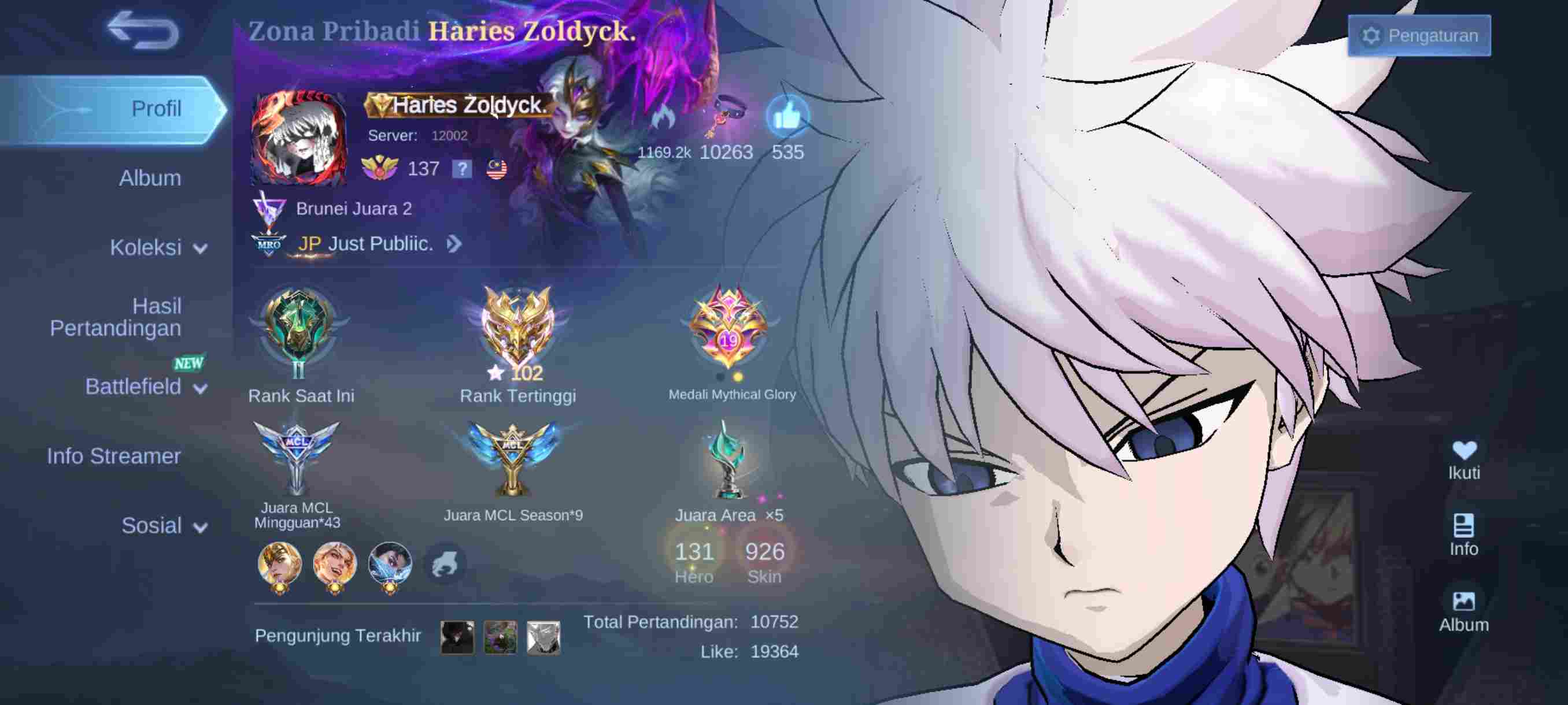 Preview hasil layanan