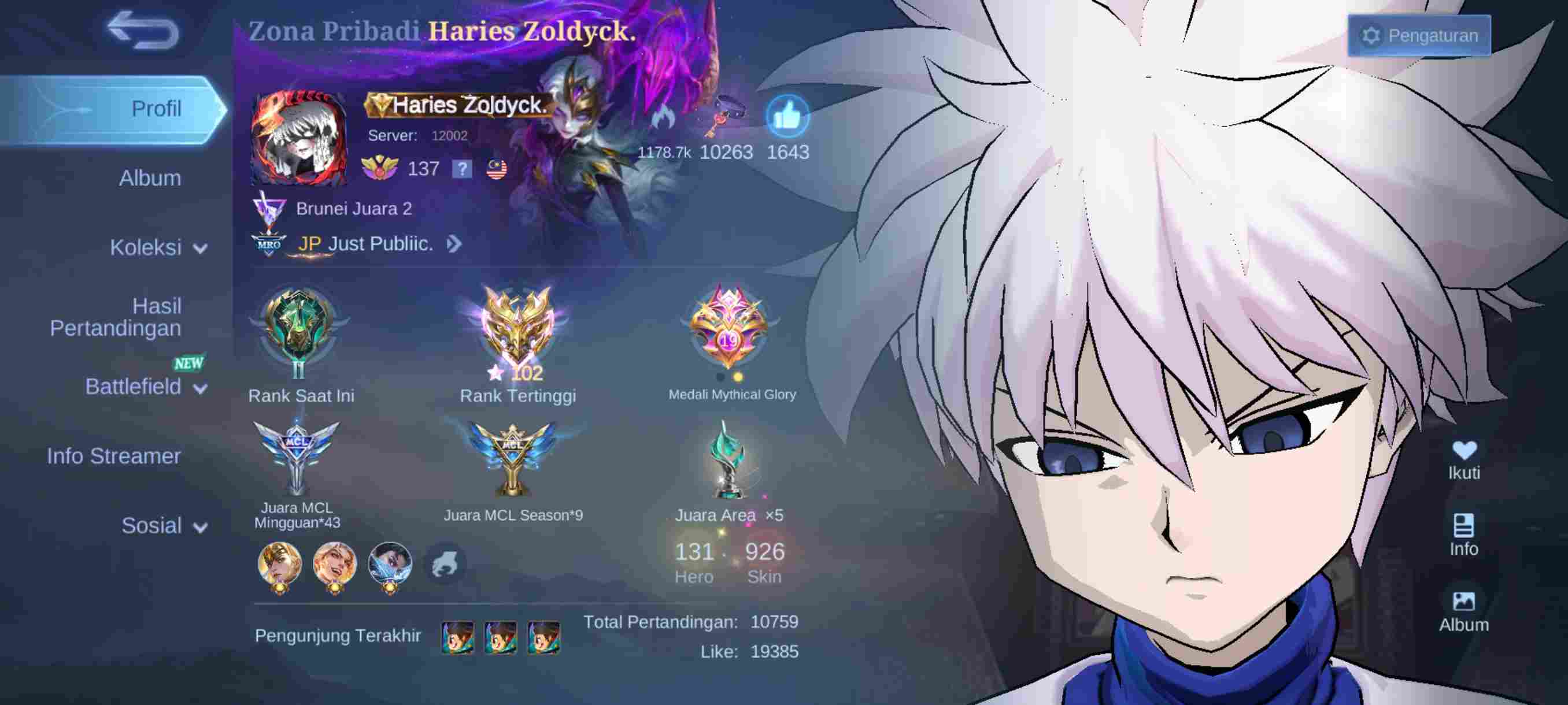 Preview hasil layanan