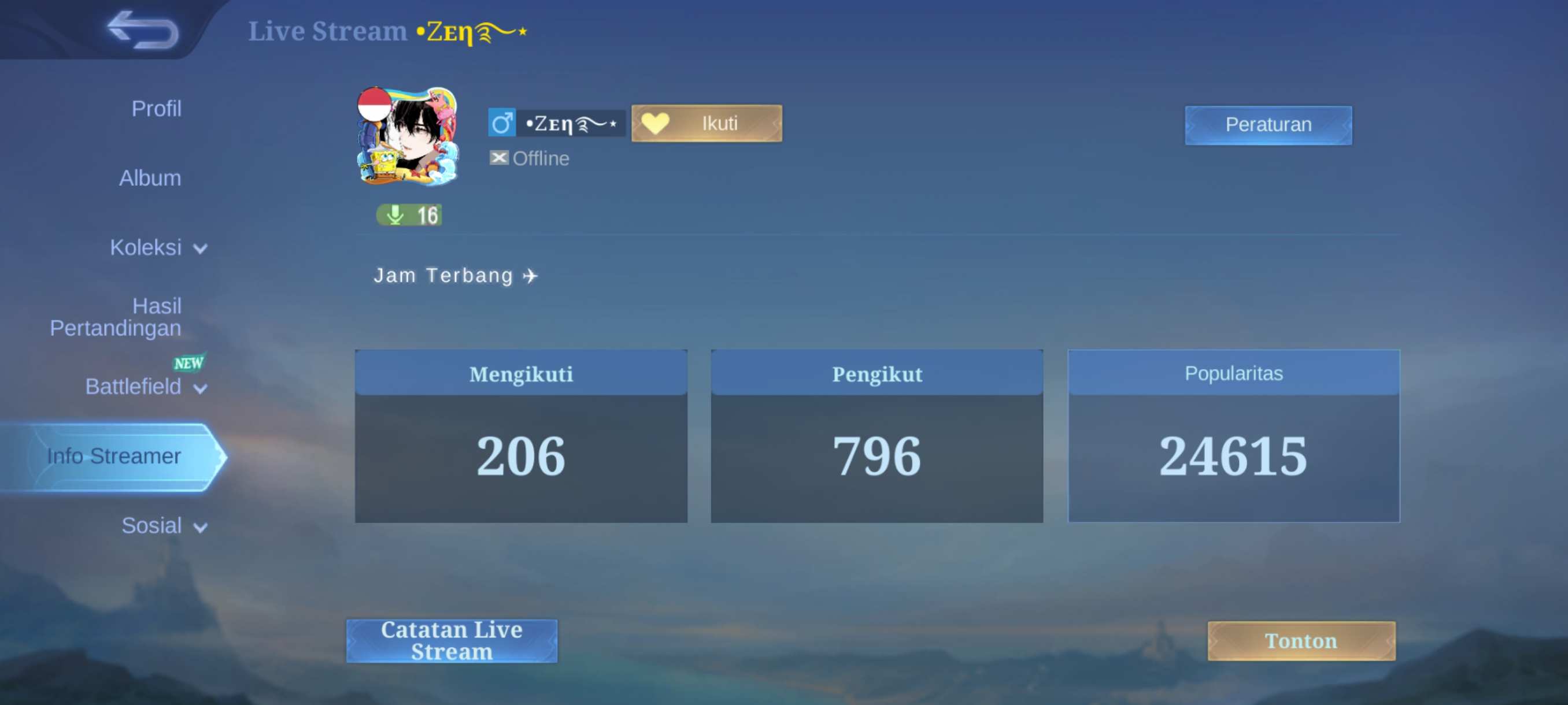 Preview hasil layanan
