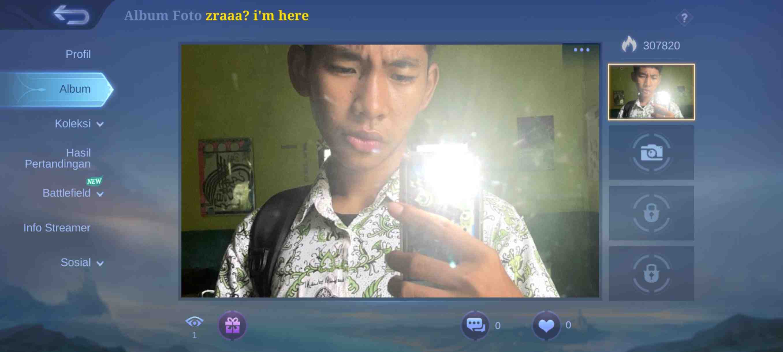 Preview hasil layanan