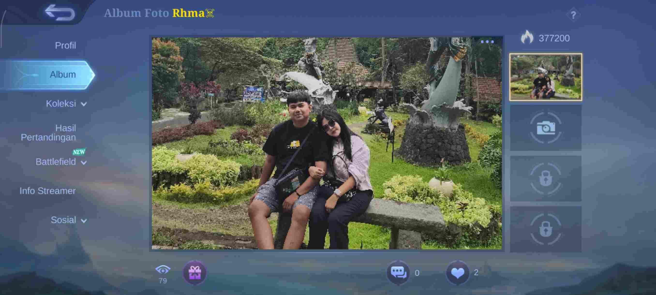 Preview hasil layanan