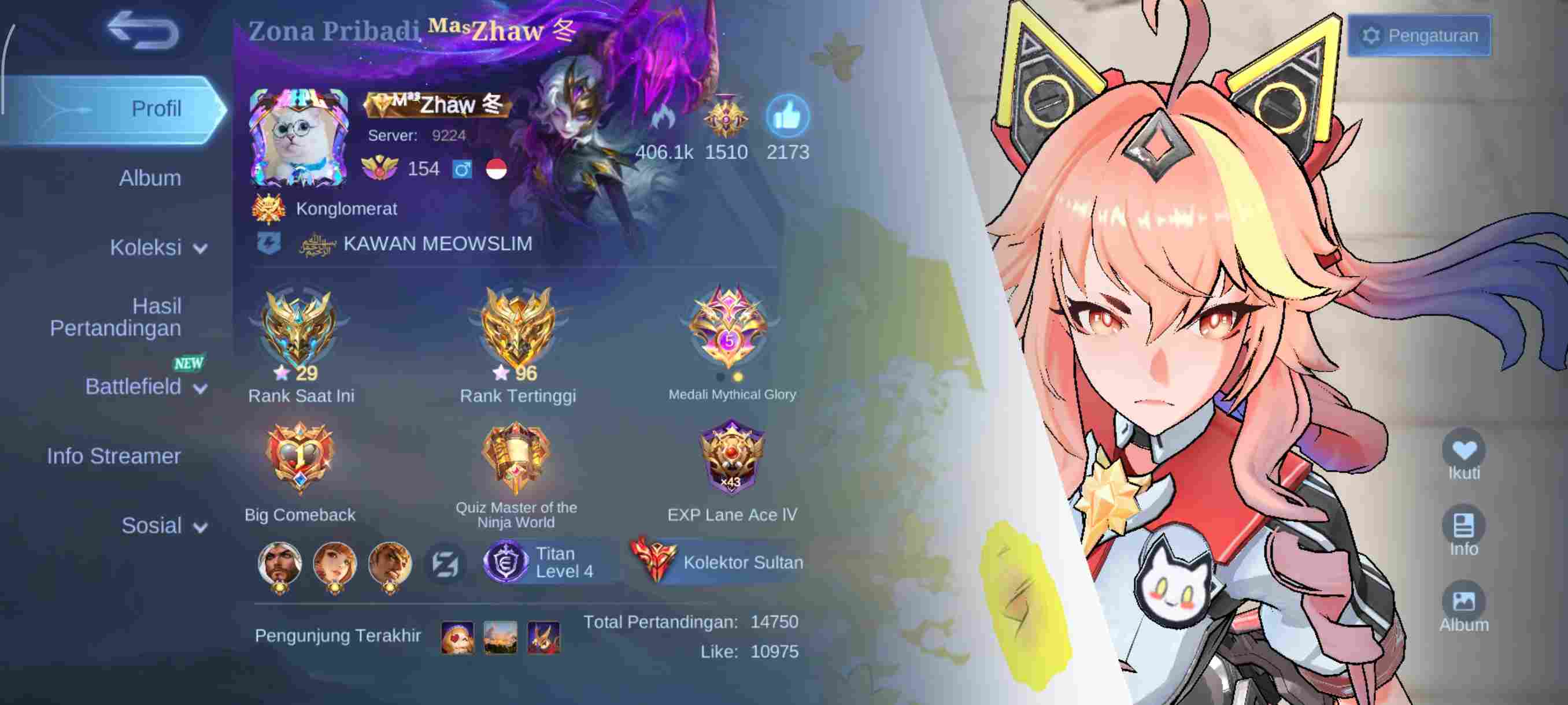Preview hasil layanan